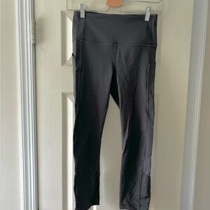 Lululemon pace rival cropped dark grey color